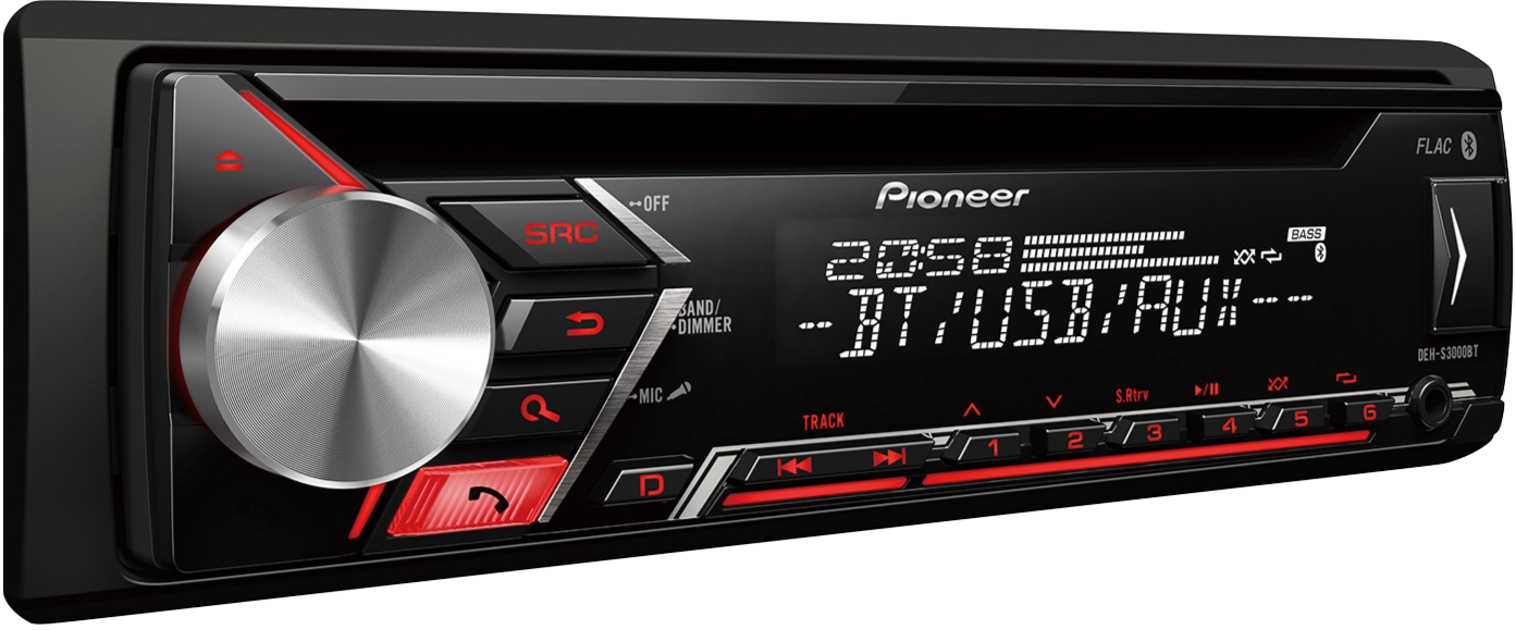 DEH-6850BT RADIO PIONEER BLUETOOTH, USB, MP3, MIXTRAX, AUX -  Chocoelectronics