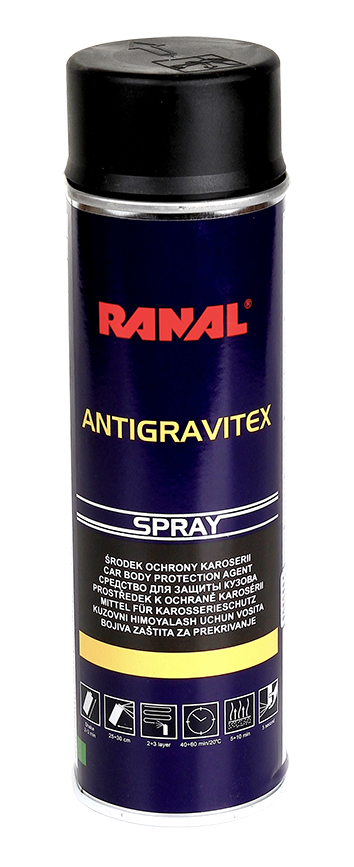 Gravitex Spray 500ml Black (RAN-20141-1)